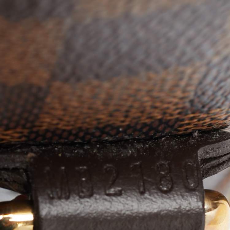 Pre Owned Louis Vuitton Damier Ebene Canvas and Leather Sabana Laptop Bag