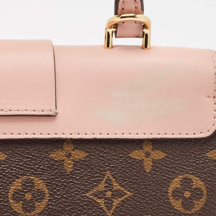 Pre Owned Louis Vuitton Rose Poudre Monogram Canvas Locky BB Bag