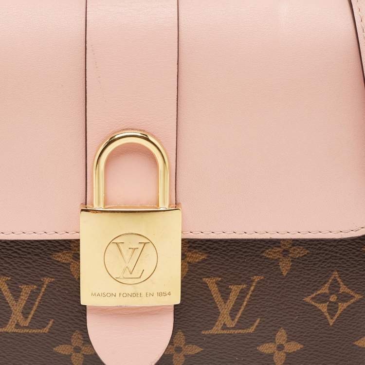 Pre Owned Louis Vuitton Rose Poudre Monogram Canvas Locky BB Bag