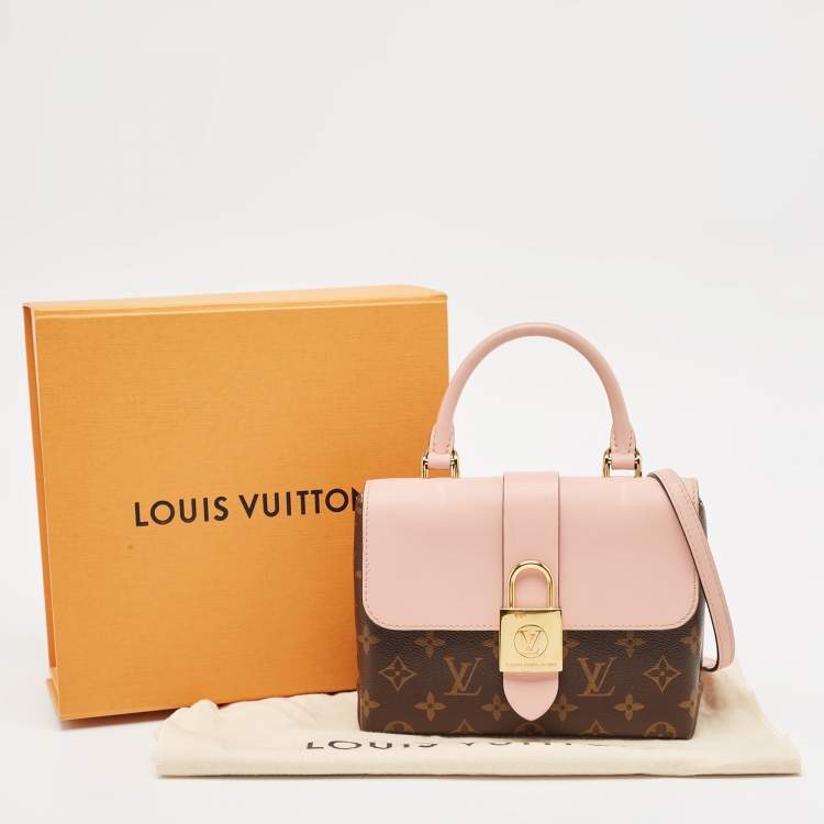 Pre Owned Louis Vuitton Rose Poudre Monogram Canvas Locky BB Bag