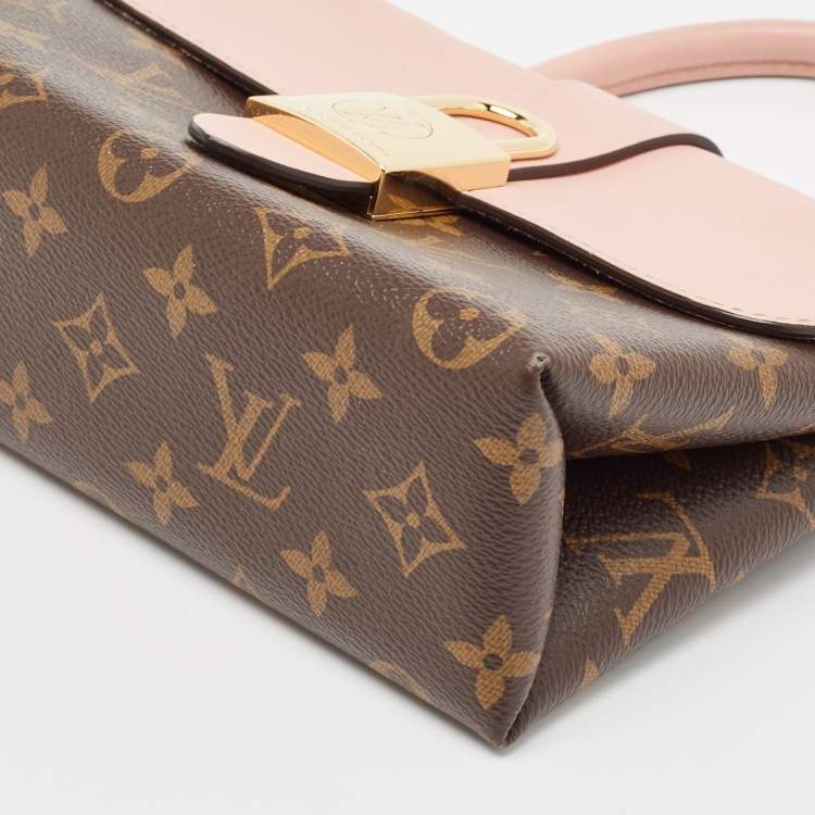 Pre Owned Louis Vuitton Rose Poudre Monogram Canvas Locky BB Bag