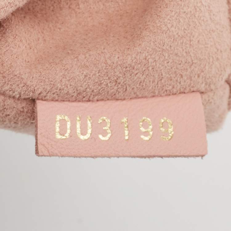 Pre Owned Louis Vuitton Rose Poudre Monogram Canvas Locky BB Bag