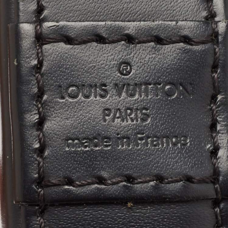 Pre Owned Louis Vuitton Black Epi Leather Alma BB Bag