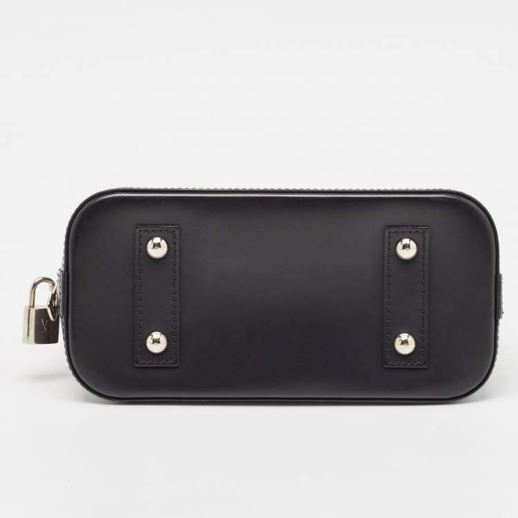 Pre Owned Louis Vuitton Black Epi Leather Alma BB Bag