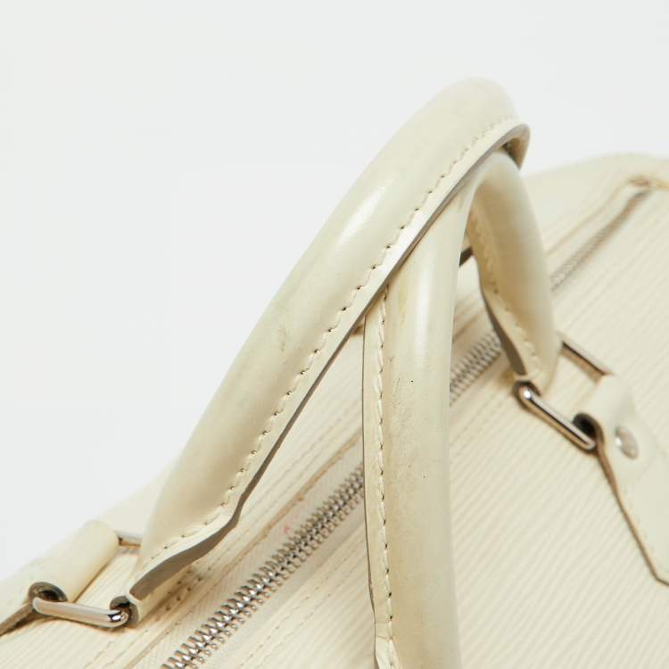 Pre Owned Louis Vuitton Ivorie Epi Leather Speedy 30 Bag
