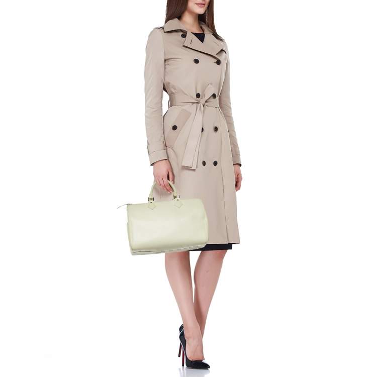 Pre Owned Louis Vuitton Ivorie Epi Leather Speedy 30 Bag