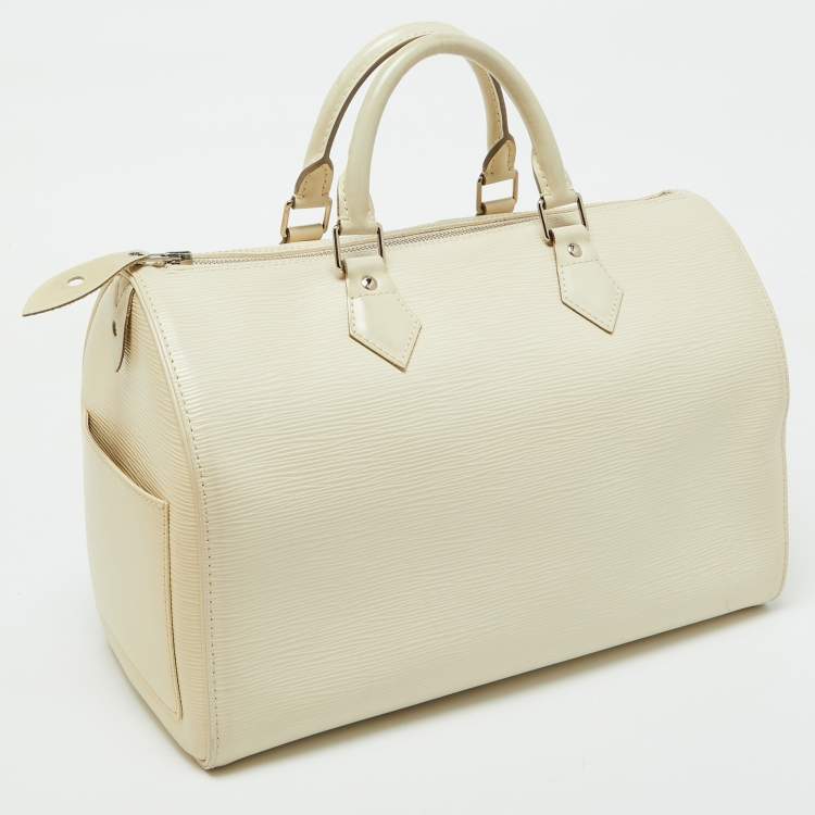 Pre Owned Louis Vuitton Ivorie Epi Leather Speedy 30 Bag