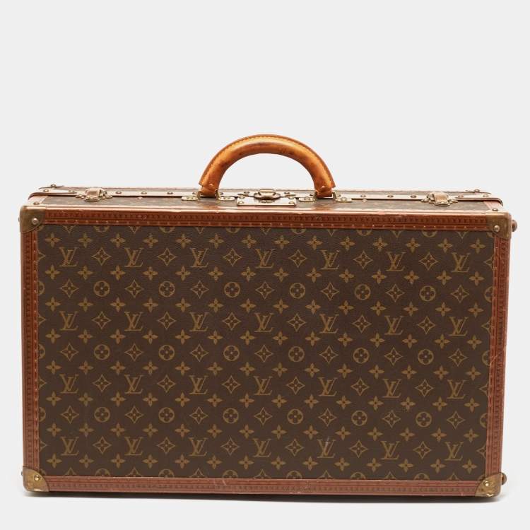 Pre Owned Louis Vuitton Monogram Canvas Gemine Shoe Trunk