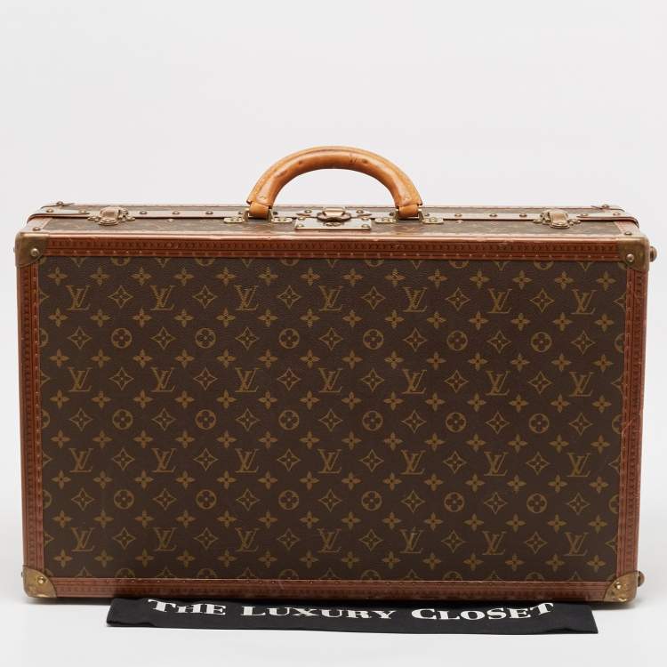 Pre Owned Louis Vuitton Monogram Canvas Gemine Shoe Trunk