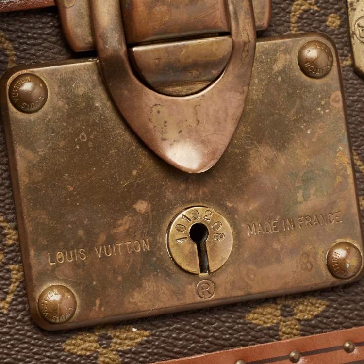 Pre Owned Louis Vuitton Monogram Canvas Gemine Shoe Trunk