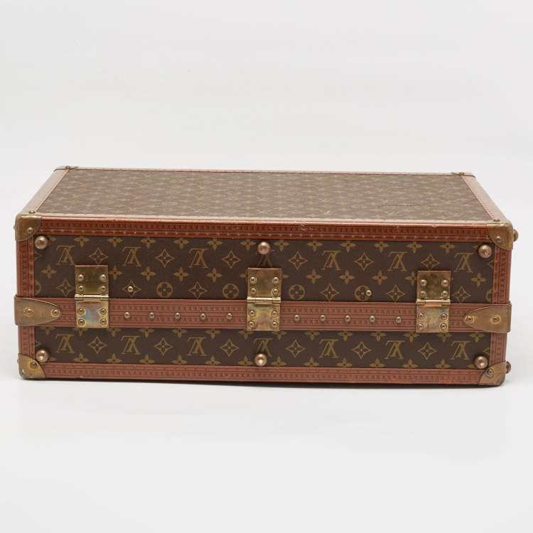 Pre Owned Louis Vuitton Monogram Canvas Gemine Shoe Trunk