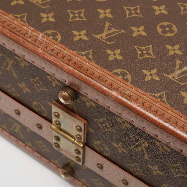 Pre Owned Louis Vuitton Monogram Canvas Gemine Shoe Trunk