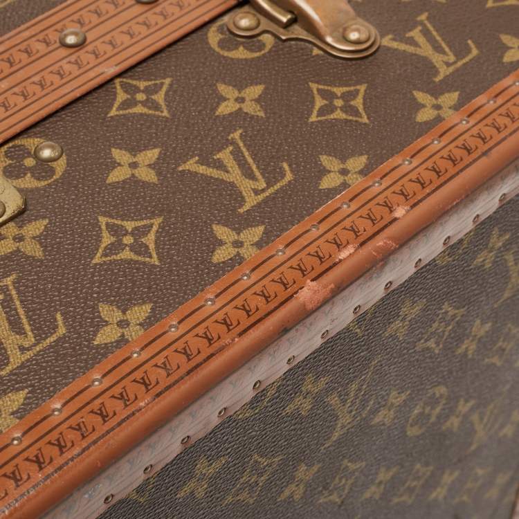 Pre Owned Louis Vuitton Monogram Canvas Gemine Shoe Trunk