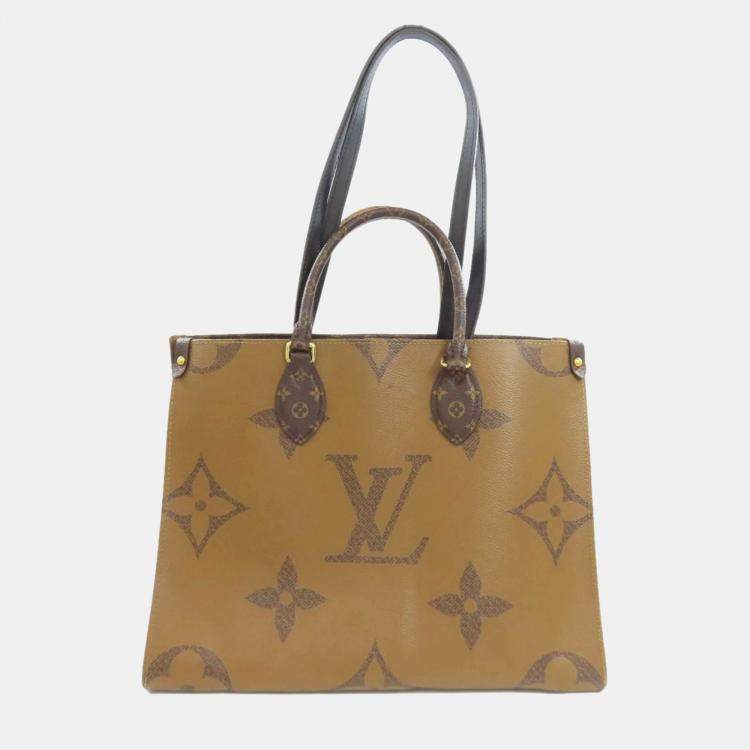 Pre Owned Louis Vuitton Giant Monogram Canvas OnTheGo MM Tote Bag