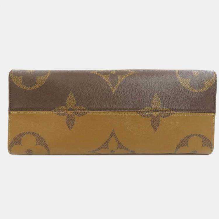 Pre Owned Louis Vuitton Giant Monogram Canvas OnTheGo MM Tote Bag