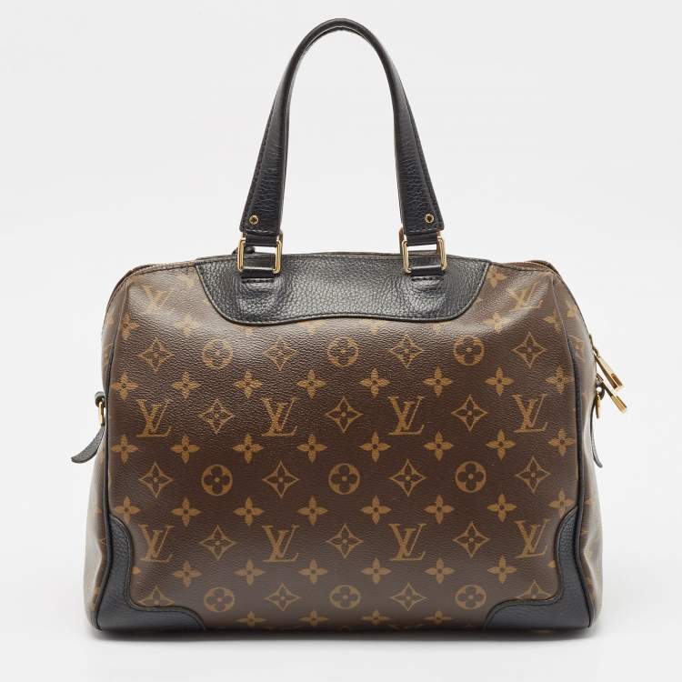 Pre Owned Louis Vuitton Black Monogram Canvas Retiro NM Bag