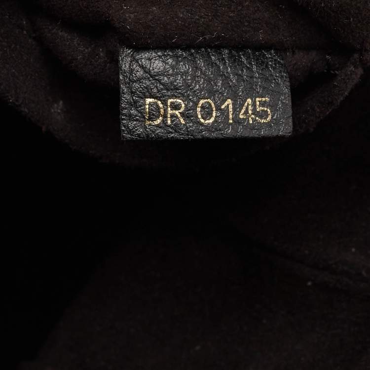 Pre Owned Louis Vuitton Black Monogram Canvas Retiro NM Bag