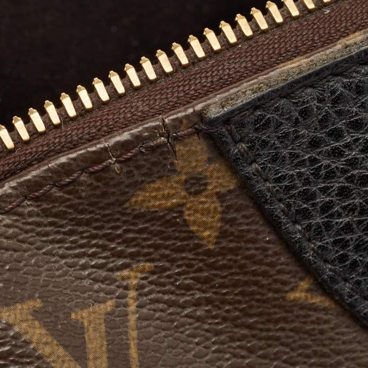 Pre Owned Louis Vuitton Black Monogram Canvas Retiro NM Bag