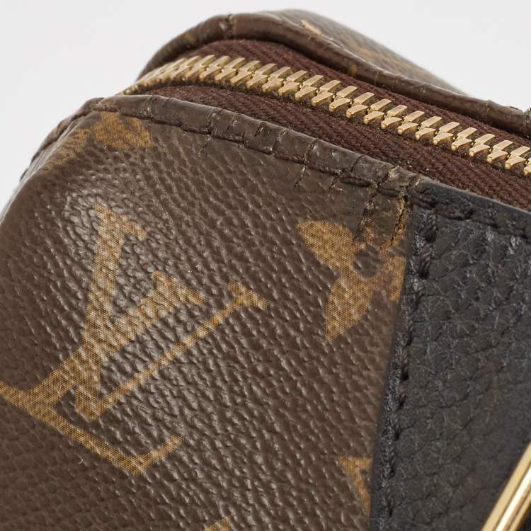 Pre Owned Louis Vuitton Black Monogram Canvas Retiro NM Bag