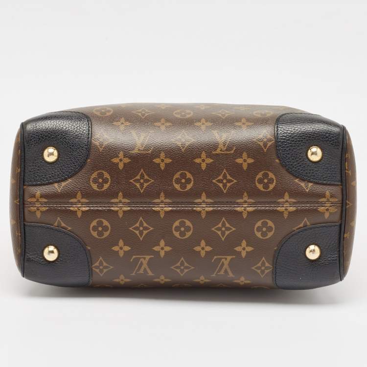 Pre Owned Louis Vuitton Black Monogram Canvas Retiro NM Bag