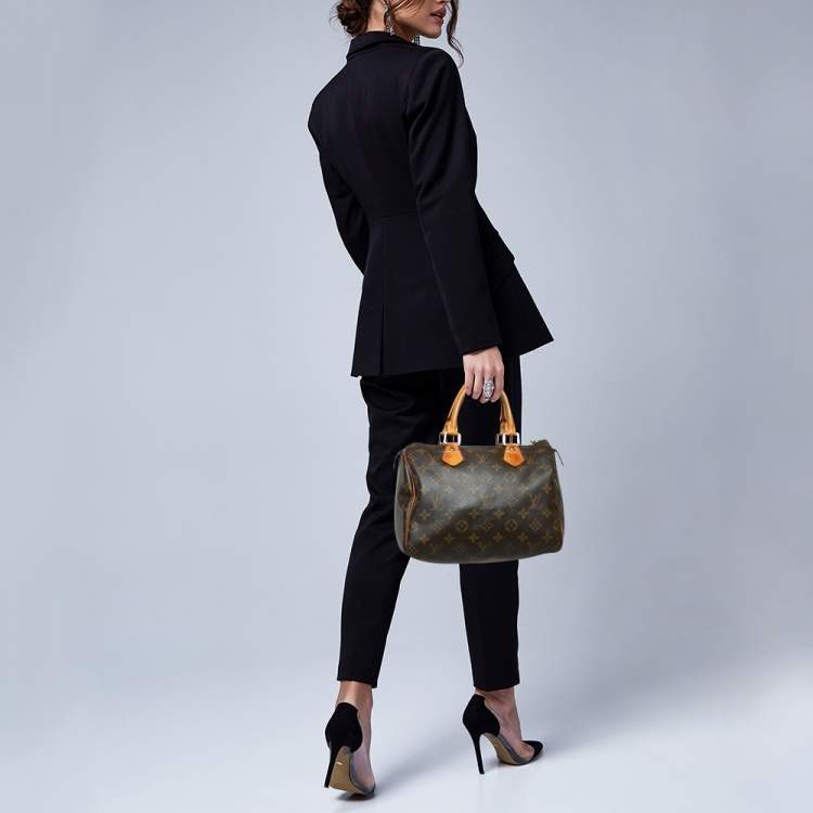 Pre Owned Louis Vuitton Monogram Canvas Speedy 25 Bag