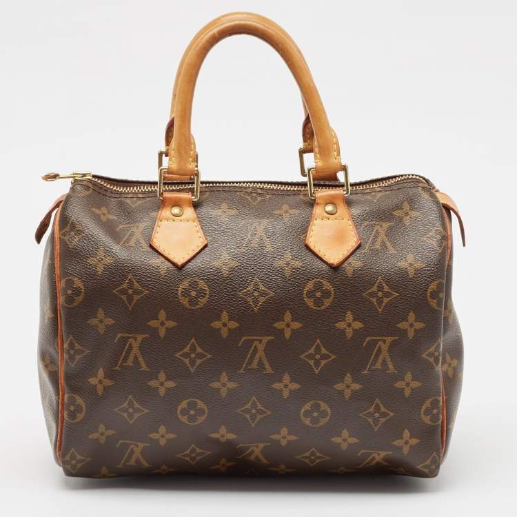 Pre Owned Louis Vuitton Monogram Canvas Speedy 25 Bag