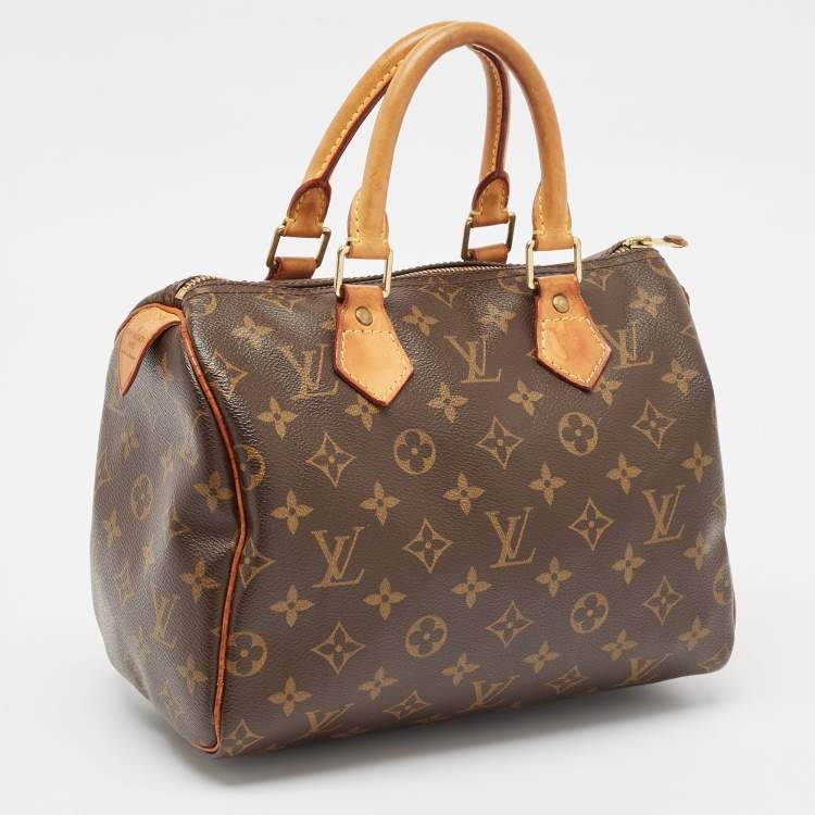 Pre Owned Louis Vuitton Monogram Canvas Speedy 25 Bag