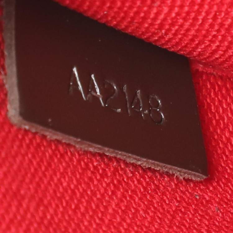 Pre Owned Louis Vuitton Damier Ebene Canvas Alma BB Bag