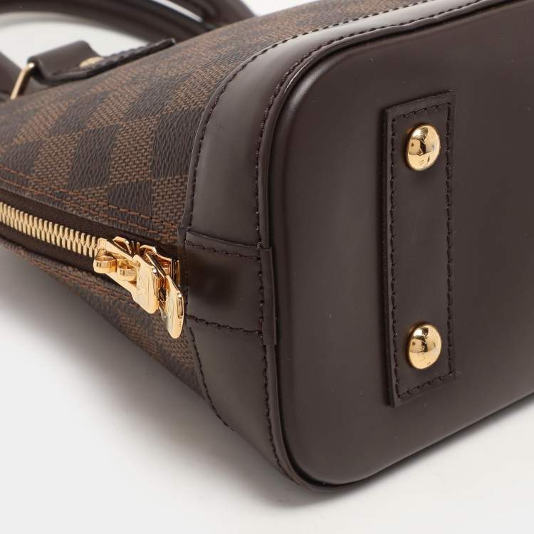 Pre Owned Louis Vuitton Damier Ebene Canvas Alma BB Bag