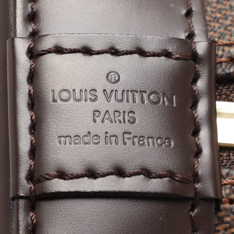 Pre Owned Louis Vuitton Damier Ebene Canvas Alma BB Bag
