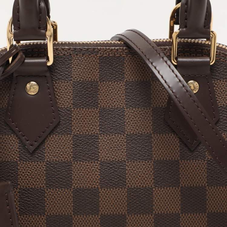 Pre Owned Louis Vuitton Damier Ebene Canvas Alma BB Bag