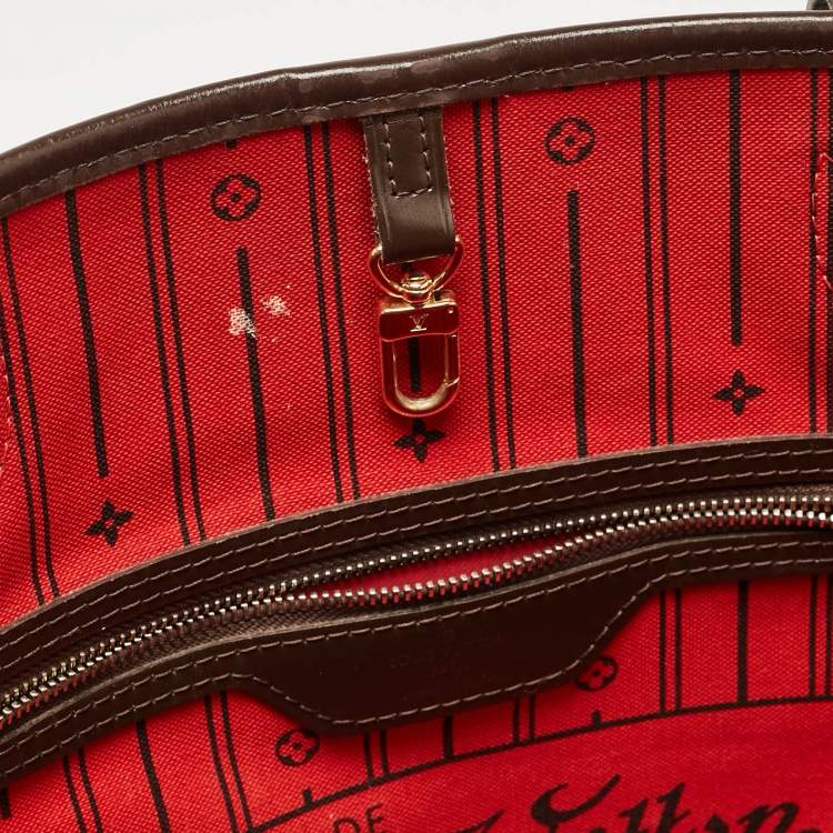 مملوكة مسبقًا Louis Vuitton Damier Ebene Canvas Neverfull MM Bag