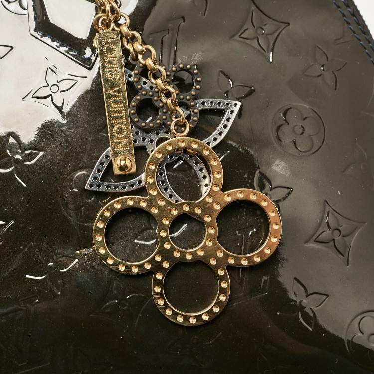 Pre Owned Louis Vuitton Vert Bronze Monogram Vernis Alma PM Bag