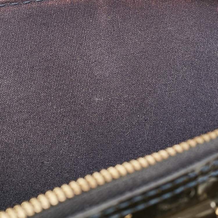 Pre Owned Louis Vuitton Vert Bronze Monogram Vernis Alma PM Bag