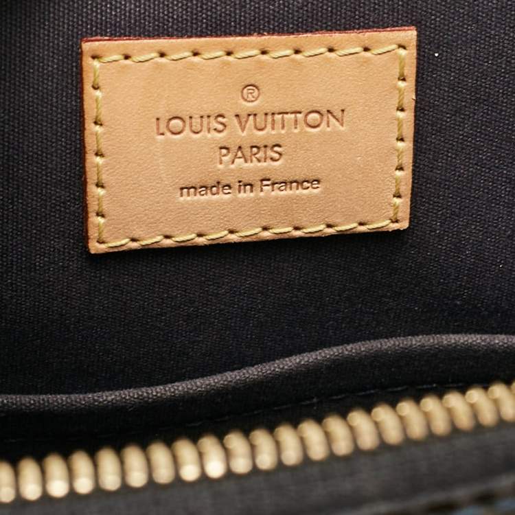 Pre Owned Louis Vuitton Vert Bronze Monogram Vernis Alma PM Bag