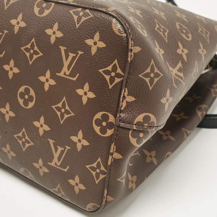 Pre Owned Louis Vuitton Black Monogram Canvas NeoNoe MM Bag