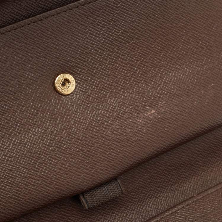 Pre Owned Louis Vuitton Damier Ebene Canvas Porte Tresor International Wallet
