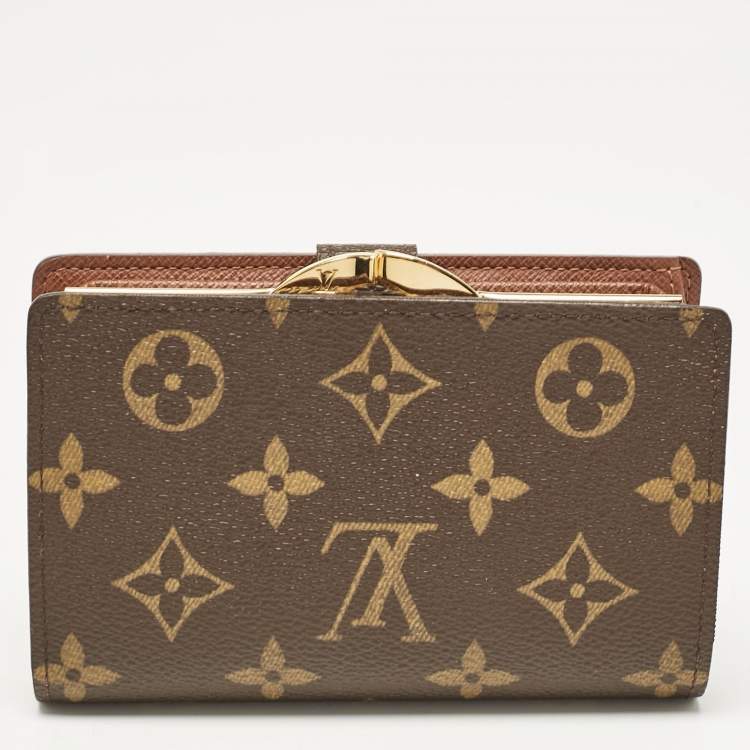 Pre Owned Louis Vuitton Monogram Canvas Port Feuille Vienoise French Purse Wallet