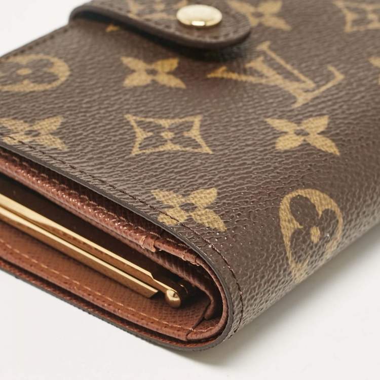 Pre Owned Louis Vuitton Monogram Canvas Port Feuille Vienoise French Purse Wallet
