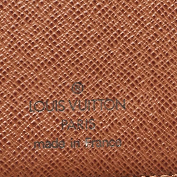 Pre Owned Louis Vuitton Monogram Canvas Port Feuille Vienoise French Purse Wallet