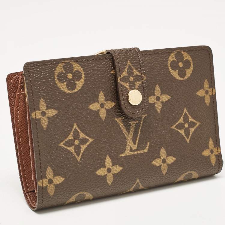 Pre Owned Louis Vuitton Monogram Canvas Port Feuille Vienoise French Purse Wallet