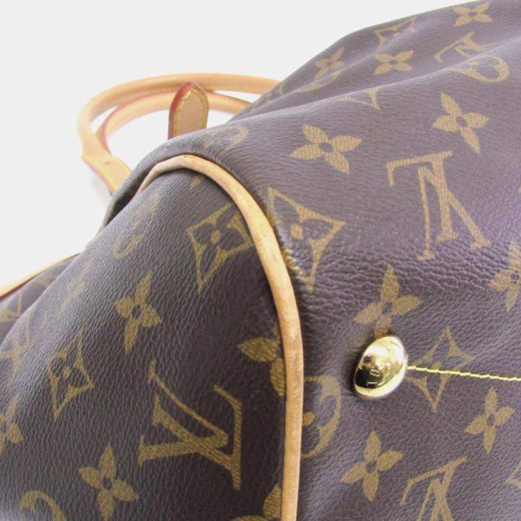 Pre Owned Louis Vuitton Brown Monogram Tivoli Gm Handbag
