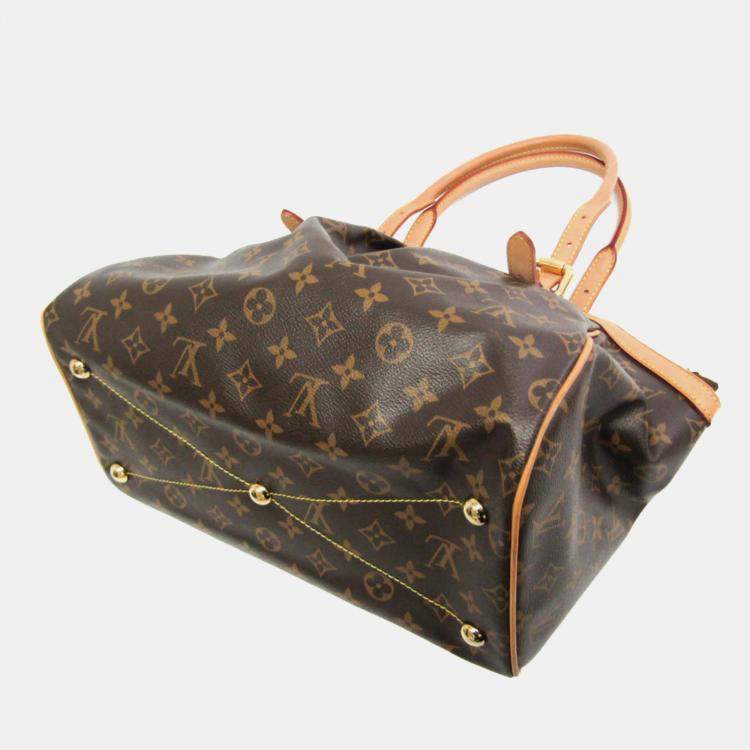 Pre Owned Louis Vuitton Brown Monogram Tivoli Gm Handbag