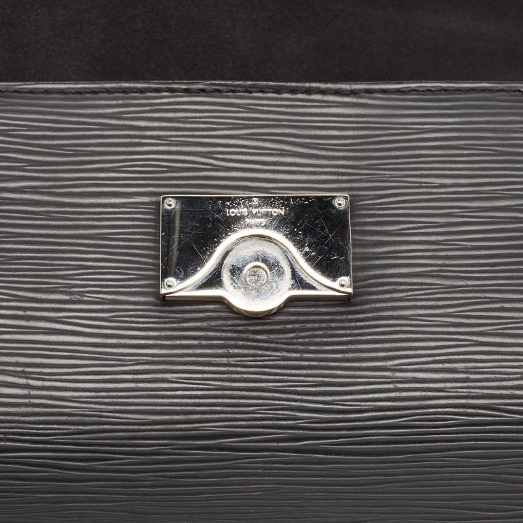 Pre Owned Louis Vuitton Black Epi Leather Cluny BB Bag