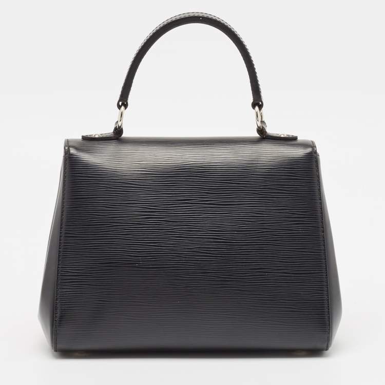 Pre Owned Louis Vuitton Black Epi Leather Cluny BB Bag