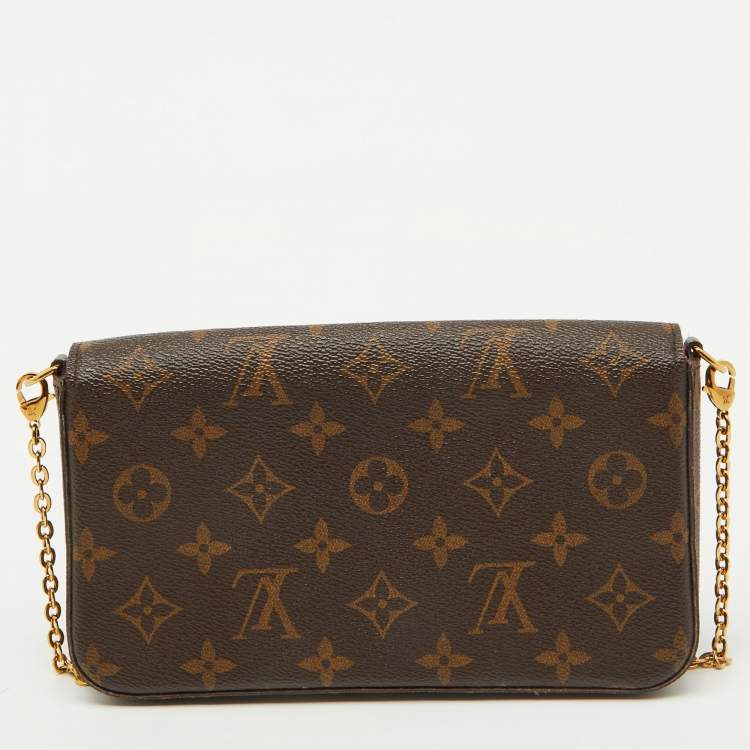 Pre Owned Louis Vuitton Monogram Canvas Pochette Felicie Bag