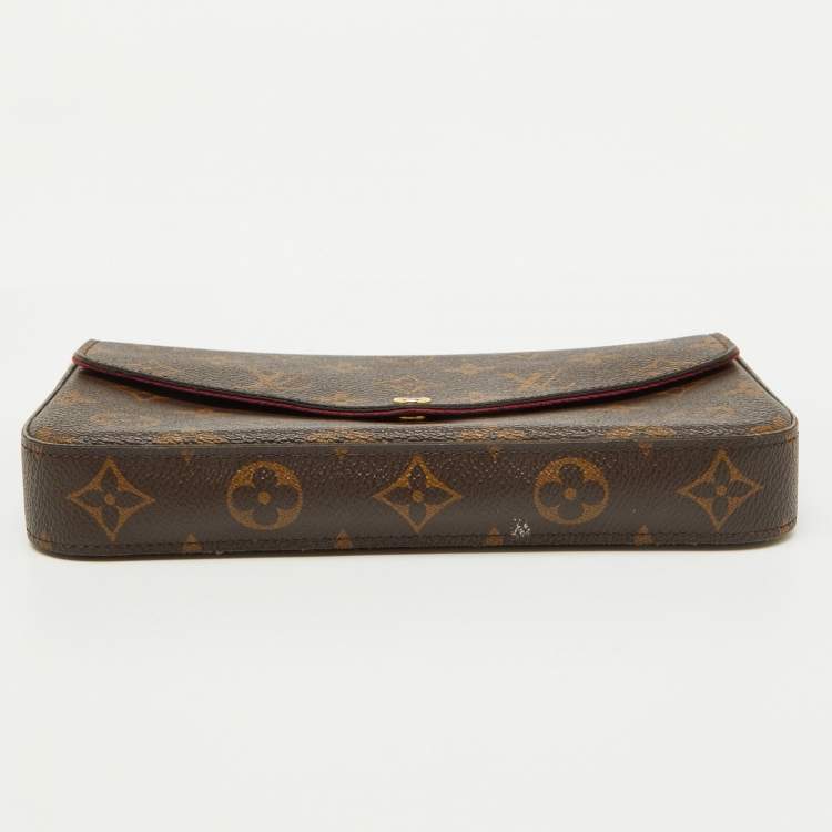 Pre Owned Louis Vuitton Monogram Canvas Pochette Felicie Bag