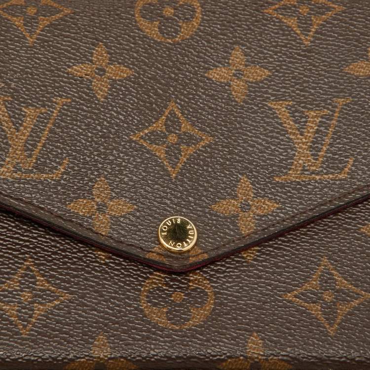Pre Owned Louis Vuitton Monogram Canvas Pochette Felicie Bag