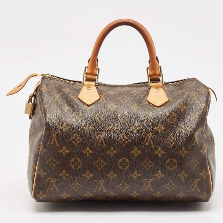 Pre Owned Louis Vuitton Monogram Canvas Speedy 30 Bag