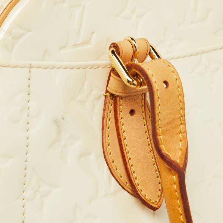 Pre Owned Louis Vuitton Perle Monogram Vernis Summit Drive Bag